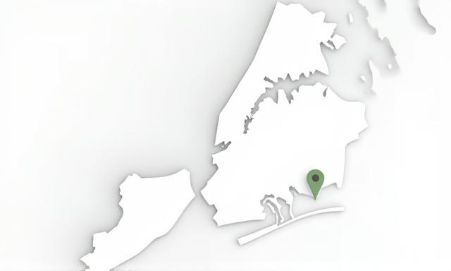 Map showing service coverage in Queens and Manhattan NYC